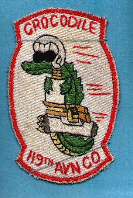 Vietnam Helicopter insignia and artifacts - 119th Assault Helicopter ...